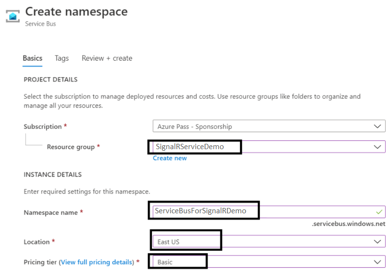 خدمات Azure SignalR با توابع Azure و سرویس اتوبوس