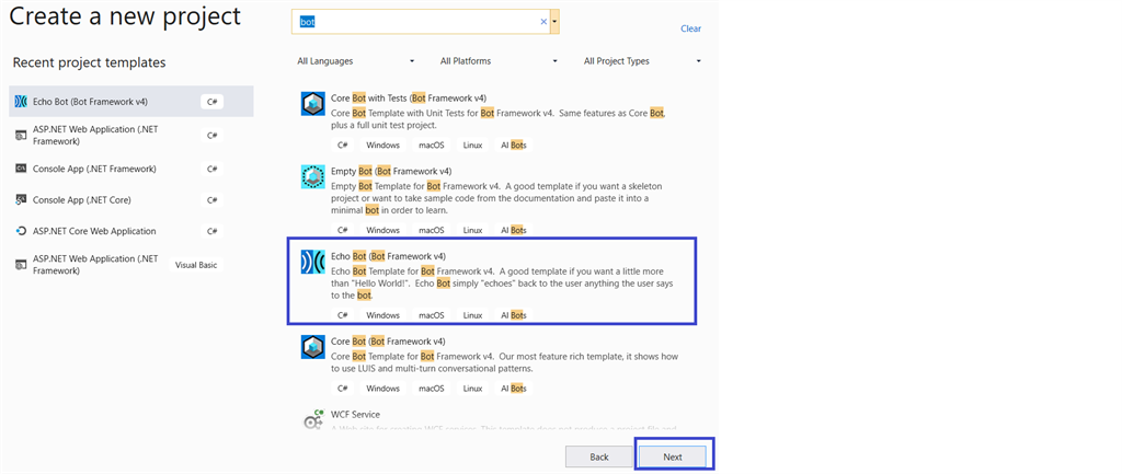 ساخت ربات مکالمه با استفاده از Luis و QnaMaker با Azure Bot Framework SDKV4