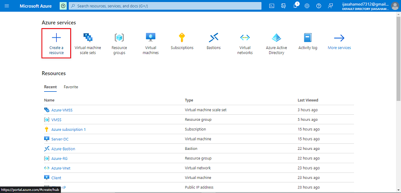 ایجاد برنامه وب در پورتال Azure