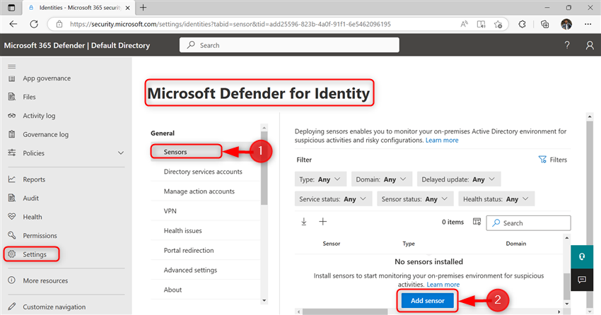 Microsoft Defender for Identity را استقرار و مدیریت کنید