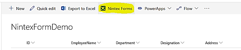 شروع با Nintex Forms For Office 365 SharePoint Online