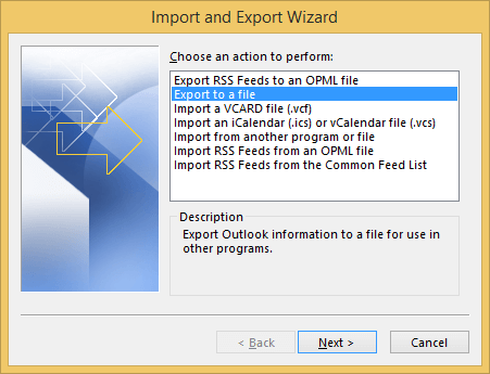 نحوه پشتیبان گیری از ایمیل های IMAP به صورت محلی در Microsoft Outlook