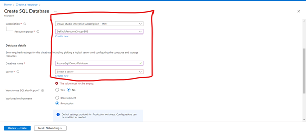 نحوه کار با Microsoft Azure Cloud SQL Service