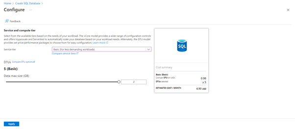 نحوه کار با Microsoft Azure Cloud SQL Service