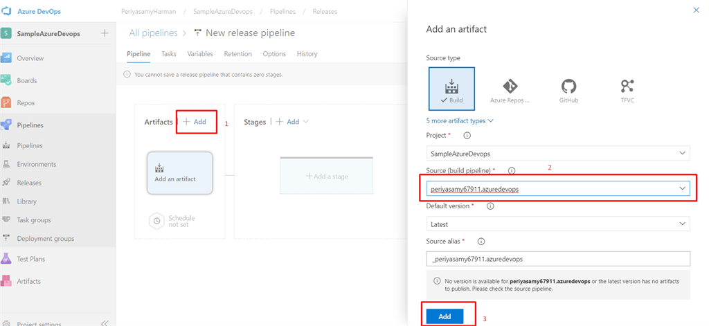 پیاده سازی CI/CD برای برنامه وب ساده با استفاده از Azure DevOps