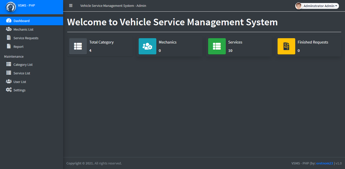 سیستم مدیریت خدمات خودرو