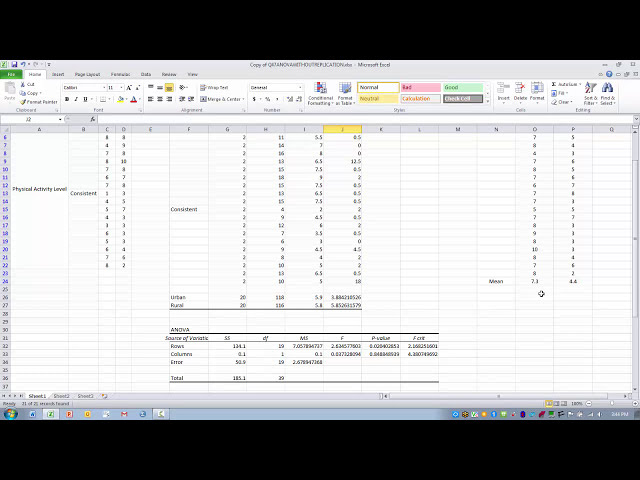 فیلم آموزشی: نحوه استفاده از Excel-ANOVA Two Factor بدون تکرار