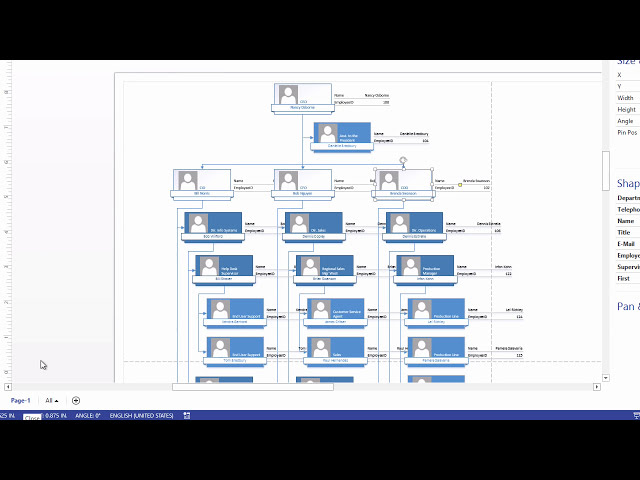 فیلم آموزشی: آموزش Visio Pro 2013: چگونه نمودارهای سازمانی را به داده های اکسل پیوند دهیم با زیرنویس فارسی