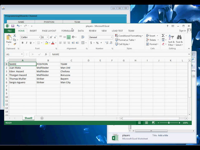 فیلم آموزشی: Java Excel Ep.02 - صادرات JTable به Excel به صورت برنامه ریزی شده