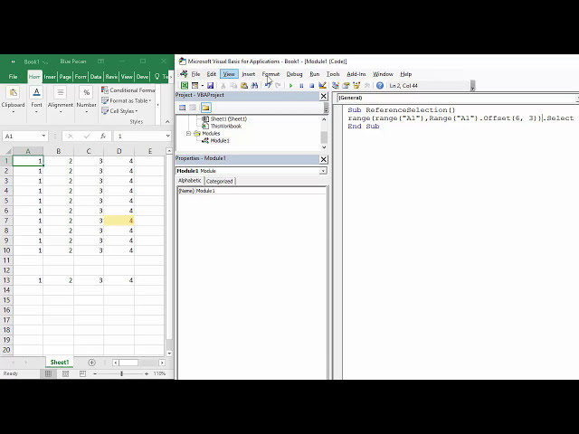 فیلم آموزشی: نحوه استفاده از ویژگی Offset در Excel VBA با زیرنویس فارسی