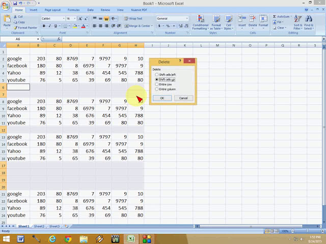 فیلم آموزشی: کلید میانبر برای حذف چند سطر/ستون خالی در MS Excel با زیرنویس فارسی