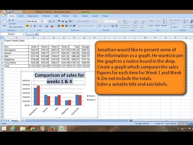 فیلم آموزشی: صفحه گسترده امتحان Excel IGCSE ICT با زیرنویس فارسی