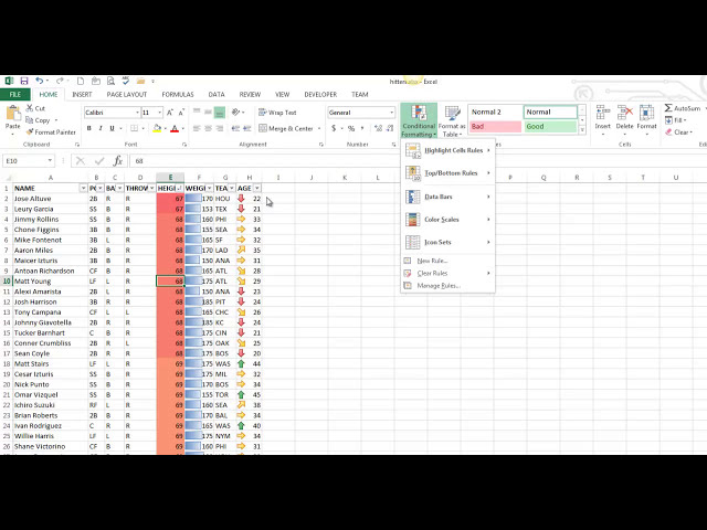 فیلم آموزشی: قالب بندی شرطی Pt 2 - نوارهای داده، مقیاس های رنگی و مجموعه نمادها - Excel 2013 با زیرنویس فارسی