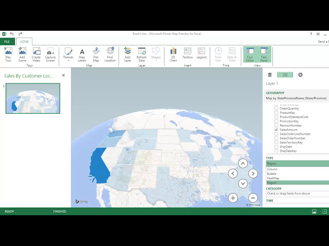 فیلم آموزشی: آموزش Excel PowerPivot با Power Map. داده های جغرافیایی سه بعدی و نقشه های حرارتی با زیرنویس فارسی