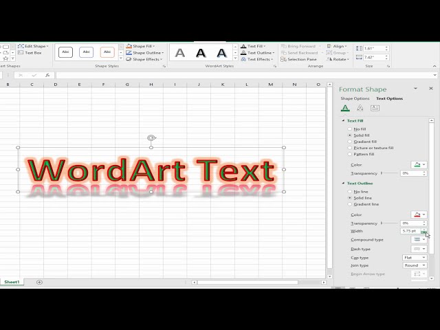 فیلم آموزشی: نحوه ایجاد WordArt در Microsoft Excel 2017 با زیرنویس فارسی