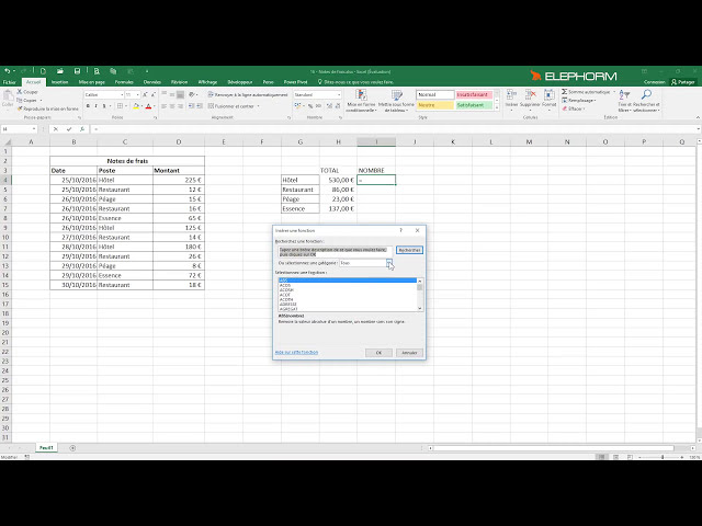 فیلم آموزشی: Apprendre Excel 2016 - Les fonctions SOMME.SI et NB.SI | الفورم با زیرنویس فارسی