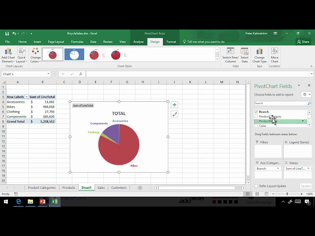 فیلم آموزشی: با بخش Web Access Web Excel یک نمودار Live Excel به شیرپوینت اضافه کنید با زیرنویس فارسی