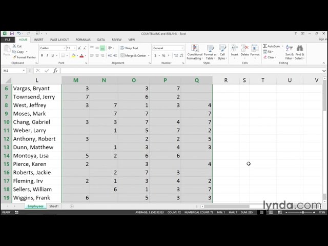 فیلم آموزشی: آموزش اکسل - استفاده از ISBLANK و COUNTBLANK برای بررسی سلول های خالی با زیرنویس فارسی