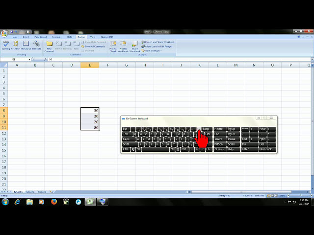فیلم آموزشی: کلیدهای میانبر اکسل مایکروسافت: نحوه محاسبه مجموع یا پلاس با زیرنویس فارسی