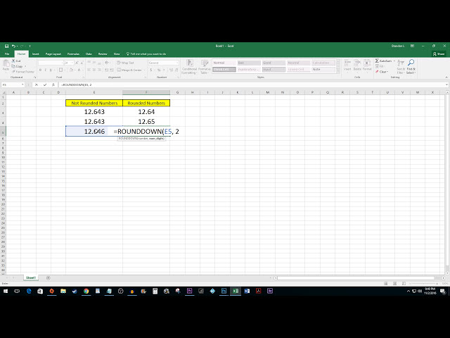 فیلم آموزشی: Excel 2016: چگونه اعداد را گرد کنیم با زیرنویس فارسی