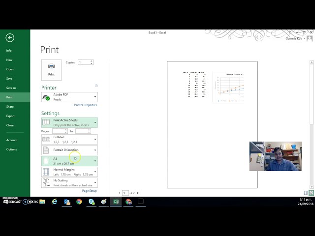 فیلم آموزشی: مایکروسافت اکسل - ایجاد یک نمودار پراکندگی با برچسب های خط روند و محور با زیرنویس فارسی