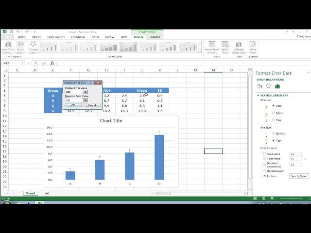 فیلم آموزشی: نوارهای خطا در نمودارها با استفاده از Microsoft Excel برای PC v2013 با زیرنویس فارسی