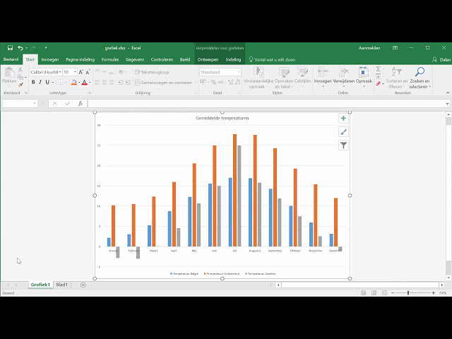 فیلم آموزشی: Excel 2016 - Grafieken - 01. Basisbegrippen با زیرنویس فارسی