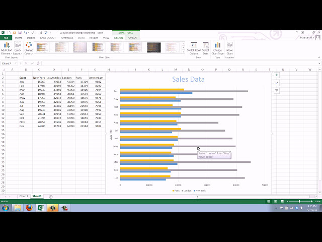 فیلم آموزشی: نحوه حذف داده ها از نمودار اکسل 2013 با زیرنویس فارسی