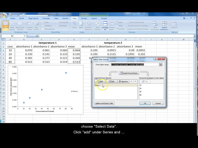 فیلم آموزشی: Excel 2007 Tutorial 2 - نمودار پراکندگی با خط روند با زیرنویس فارسی