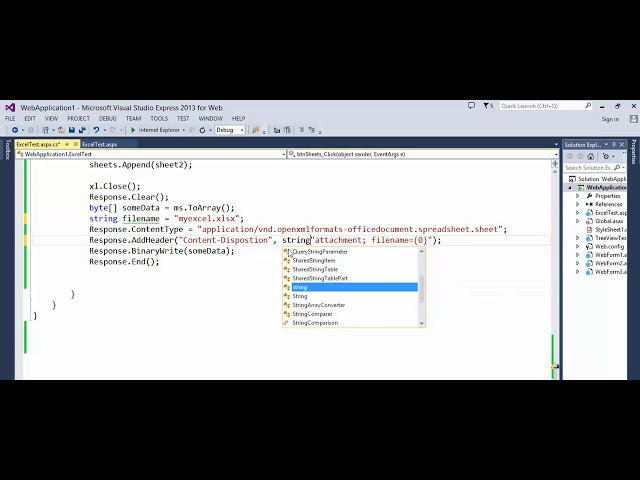 فیلم آموزشی: OpenXml - ASP.Net - نحوه ایجاد Excel on fly با چندین برگه