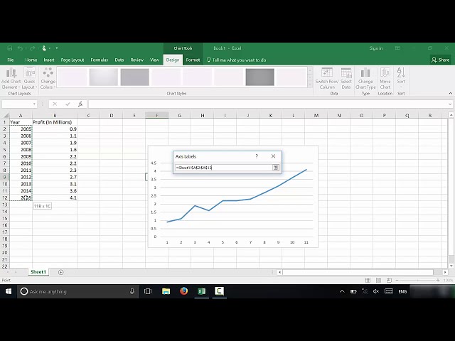 فیلم آموزشی: آموزش ساخت نمودار خطی در Excel-EASY با زیرنویس فارسی