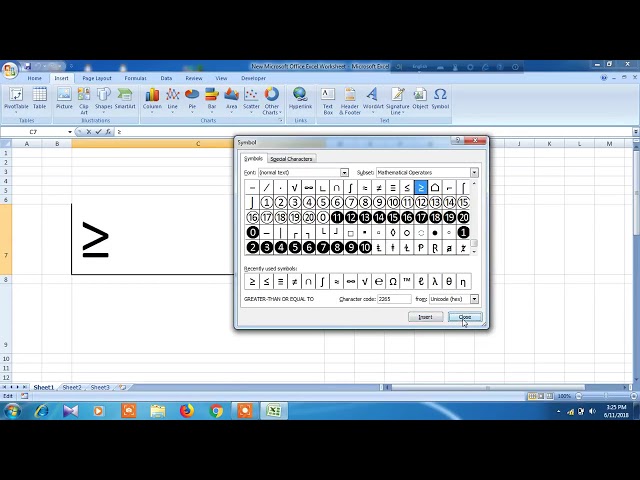 فیلم آموزشی: نحوه تایپ بزرگتر یا مساوی نماد در اکسل با زیرنویس فارسی