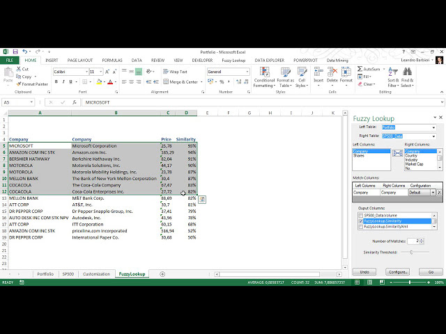 فیلم آموزشی: نسخه ی نمایشی - Fuzzy Lookup Add In برای Excel با زیرنویس فارسی