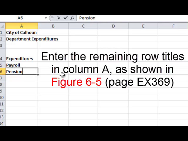 فیلم آموزشی: Microsoft Excel: نحوه وارد کردن عنوان، زیرنویس و عنوان ردیف