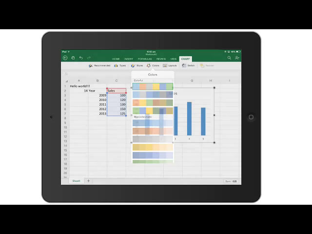 فیلم آموزشی: Excel برای iPad - معرفی و نسخه ی نمایشی | Excel Tutorials با زیرنویس فارسی
