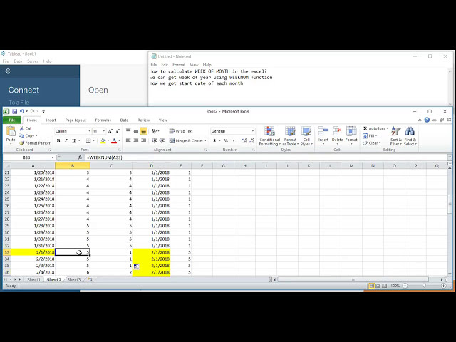 فیلم آموزشی: Excel : محاسبه شماره هفته ماه | نکته تابلو