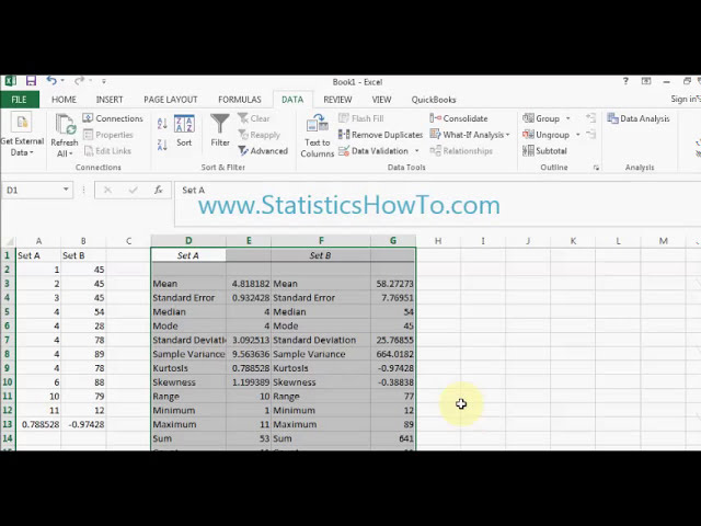 فیلم آموزشی: چگونه Kurtosis Excel 2013 را پیدا کنیم با زیرنویس فارسی