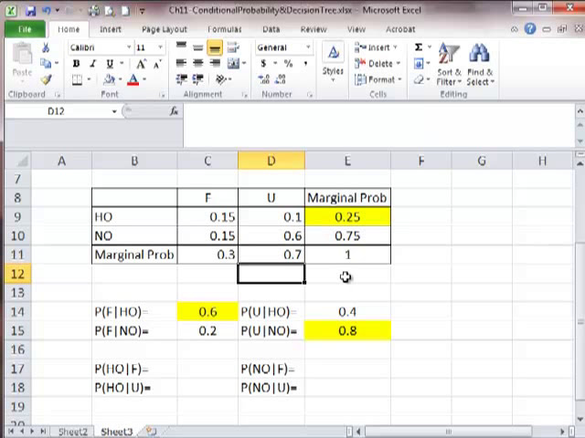 فیلم آموزشی: جدول Prob شرطی و Joint Prob در اکسل با زیرنویس فارسی