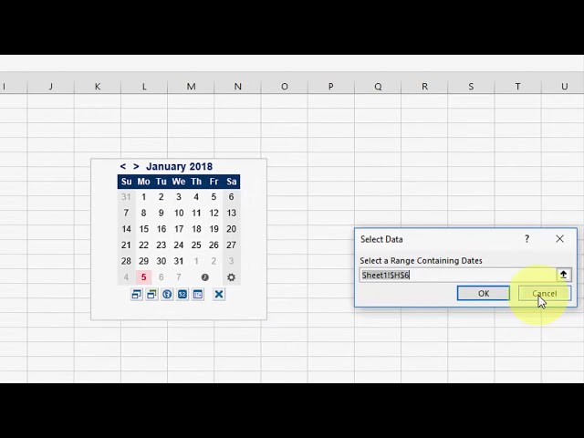 فیلم آموزشی: نحوه اضافه کردن کشویی تقویم انتخابگر تاریخ در MS Excel (آسان) با زیرنویس فارسی