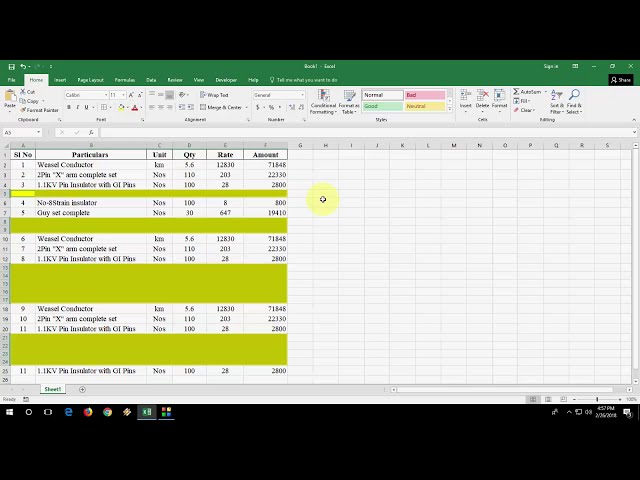 فیلم آموزشی: MS Excel: ساده ترین راه برای حذف تمام سلول ها یا ردیف های خالی با زیرنویس فارسی