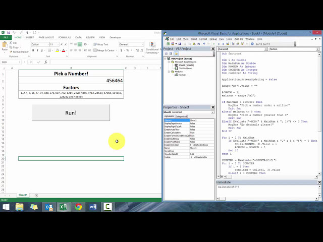 فیلم آموزشی: مقدمه ای بر Excel VBA - ماژول 05 (محاسبه فاکتورها) با زیرنویس فارسی