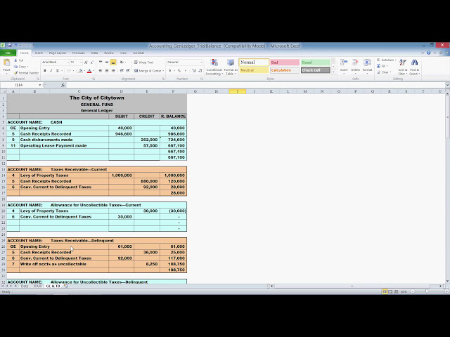 فیلم آموزشی: MS Excel: مبانی حسابداری - بدهی ها / اعتبارات، معادله، فایل های مثال با زیرنویس فارسی