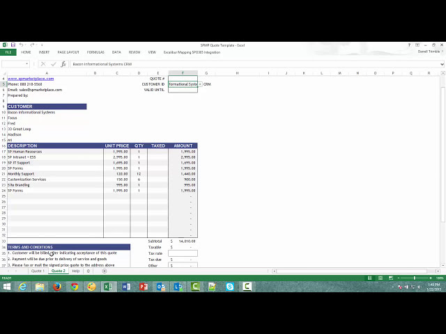 فیلم آموزشی: ابزار یکپارچه سازی داده های SharePoint Office 365 و Excel با زیرنویس فارسی