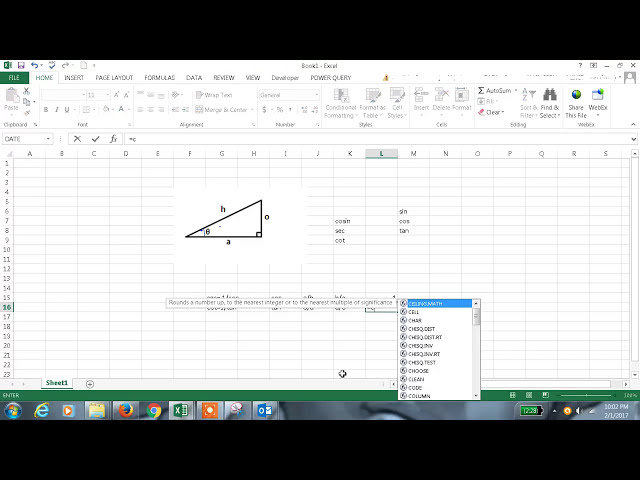 فیلم آموزشی: Excel 2013 Tutorial#61 SEC, تابع COT در اکسل با زیرنویس فارسی