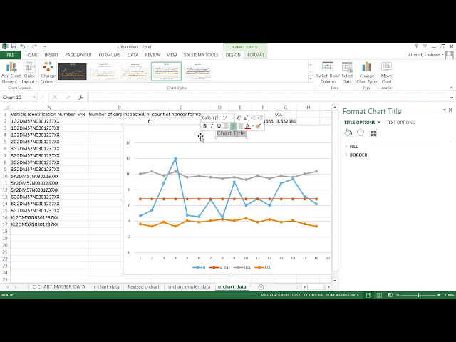 فیلم آموزشی: آزمایش کنترل ویژگی u-chart MS Excel با زیرنویس فارسی