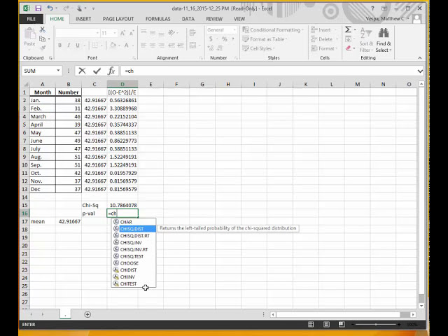 فیلم آموزشی: انجام تست خوب بودن تناسب در MS Excel با زیرنویس فارسی