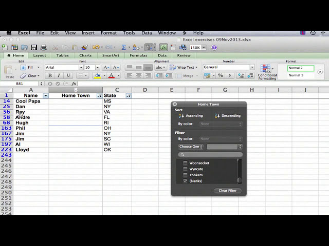 فیلم آموزشی: نحوه فیلتر کردن سلول های خالی در MS Excel: با استفاده از اکسل با زیرنویس فارسی