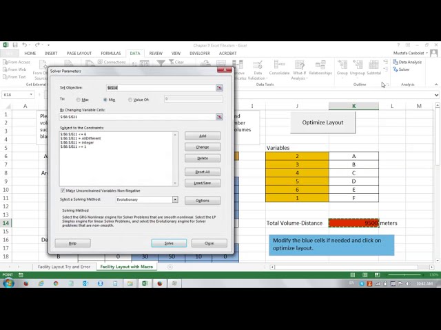 فیلم آموزشی: مدیریت عملیات با استفاده از Excel: Process Layouts in Facility Layout Models Video 3/3 با زیرنویس فارسی