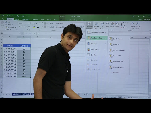 فیلم آموزشی: MS Excel - قالب بندی شرطی قسمت 1 با زیرنویس فارسی