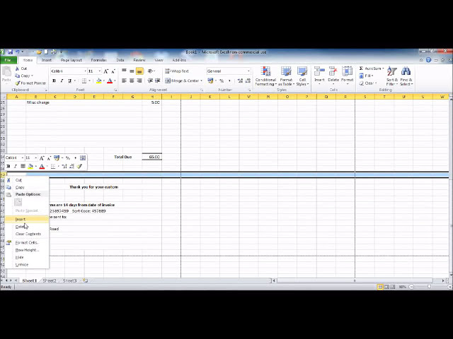 فیلم آموزشی: یک فاکتور با استفاده از Microsoft Excel ایجاد کنید با زیرنویس فارسی